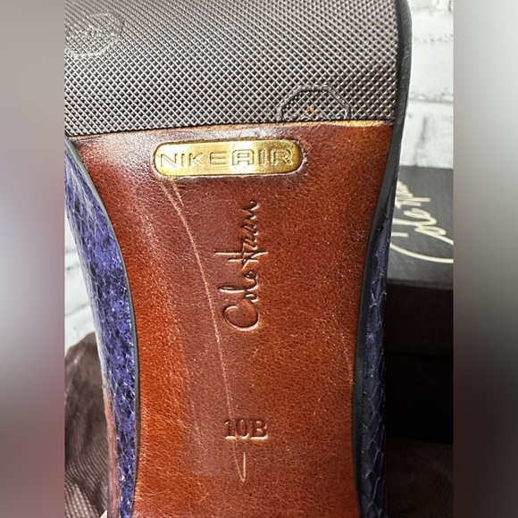 Cole Haan Carma Air Pumps Pacific Snake Women’s Size 10B - Picture 9 of 9